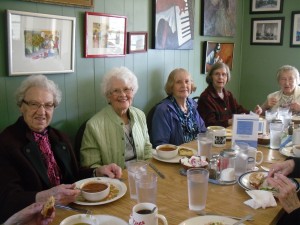 Enjoying a wonderful lunch outing at the Brown Derby in Armstrong!