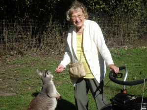Joyce and Lucy enjoying the Kangaroo Outing in September
